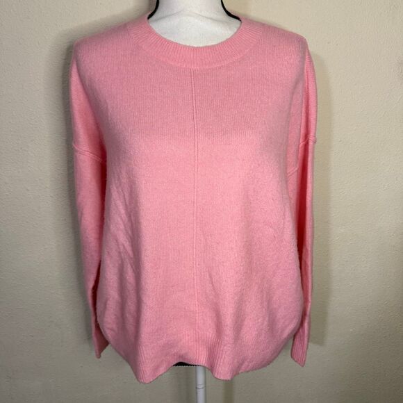 Vince Camuto Solid Pink Pullover Sweater Long Sleeve - Picture 1 of 5
